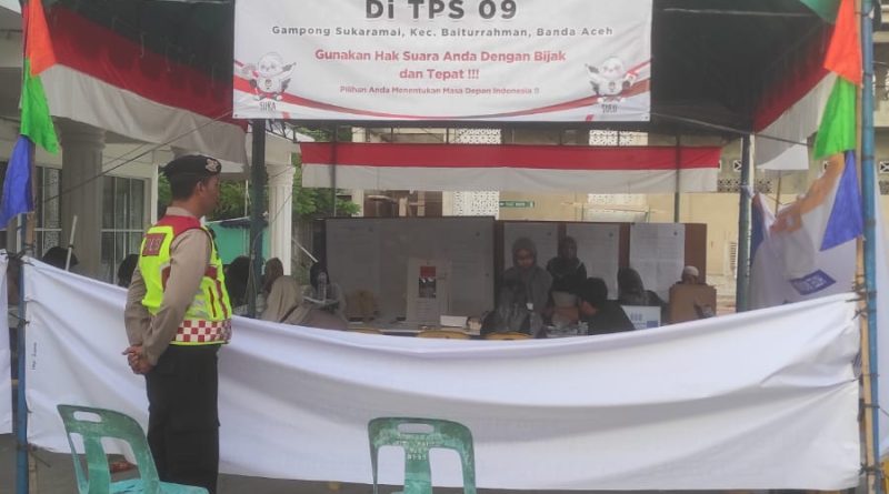 Cegah Keributan di TPS, Polisi Terus Berikan Pengamanan Proses Penghitungan Suara