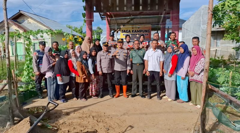 Polsek Ulee Lheue Launching Gugus Tugas Polri Mendukung Ketahanan Pangan.