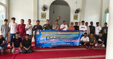 Polsek Krueng Raya Sosialisasi Dampak Bahaya Internet dan Cara Penggunaan Secara Bijak